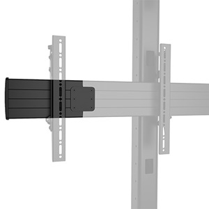 FCAX08 - Black FUSION Freestanding and Ceiling Video Wall 8" Extension Bracket
