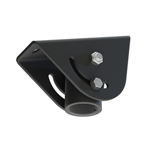 2 x CMA395 - Black Angled Ceiling Plate adjusts from -5° to +95°, Weight capacity 500 lbs