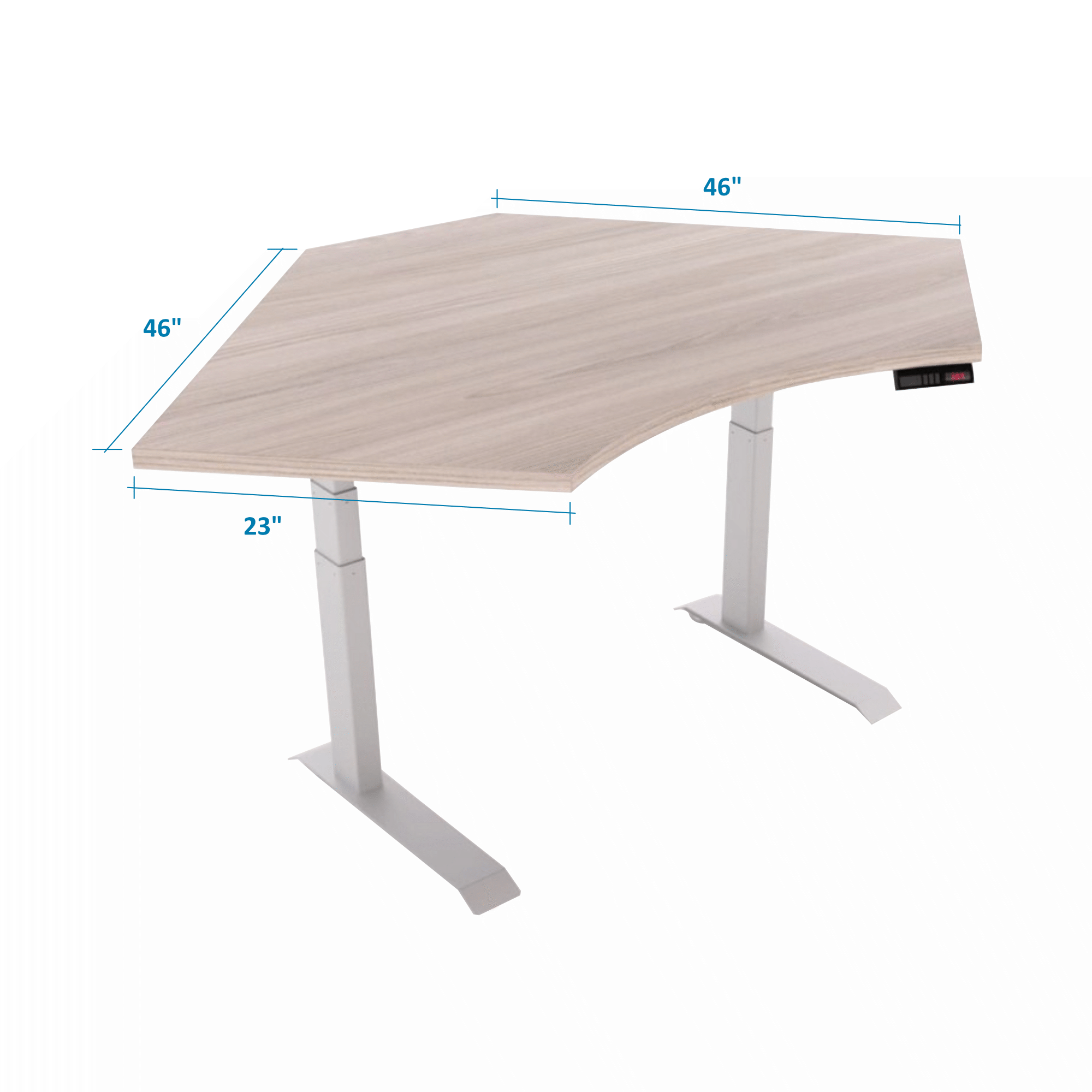 Worksurface 46" x 46" x 23" T464623-B3 and Frame Set FDEX30-48