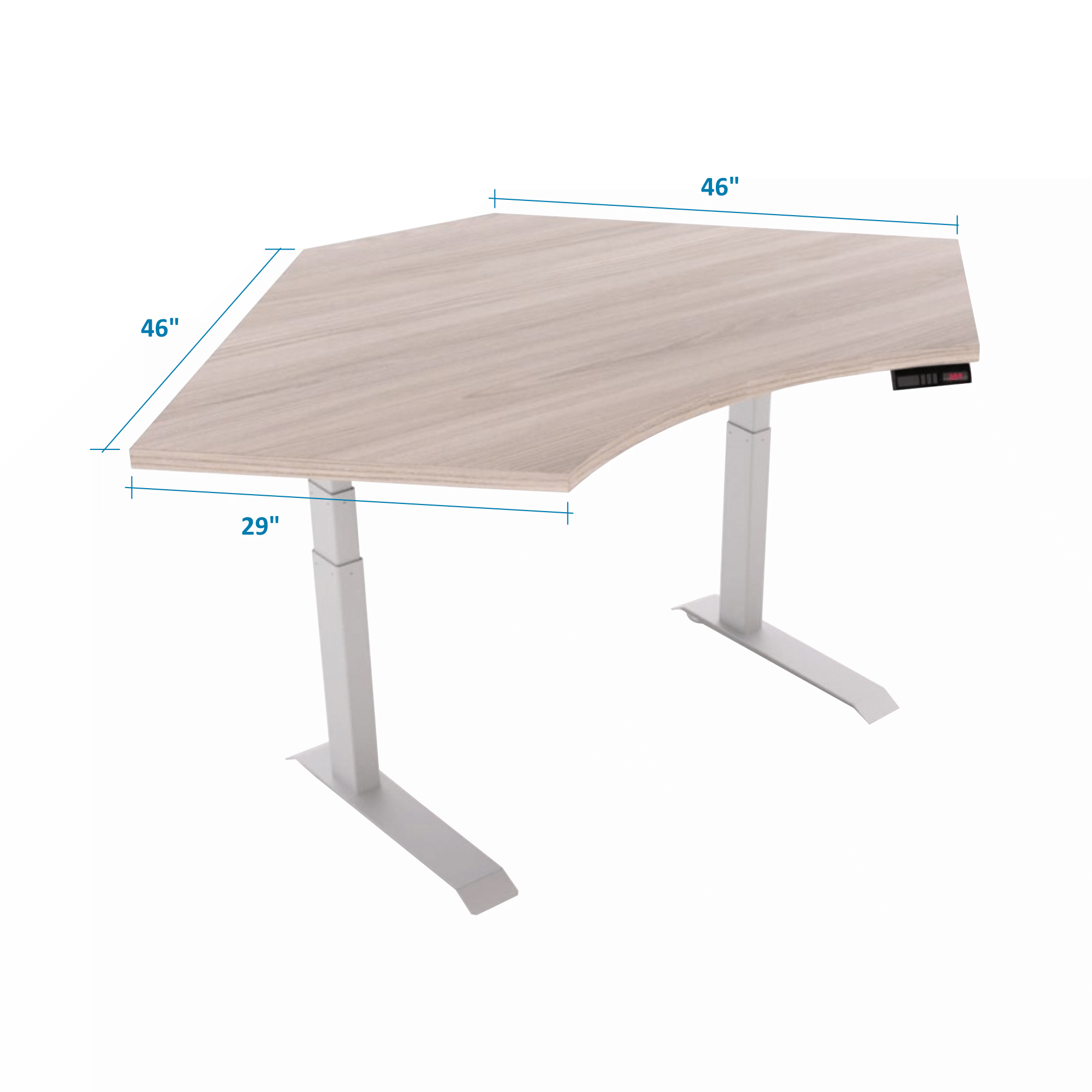 Worksurface 46" x 46" x 29" T464629-B3 and Frame Set FDEX30-48