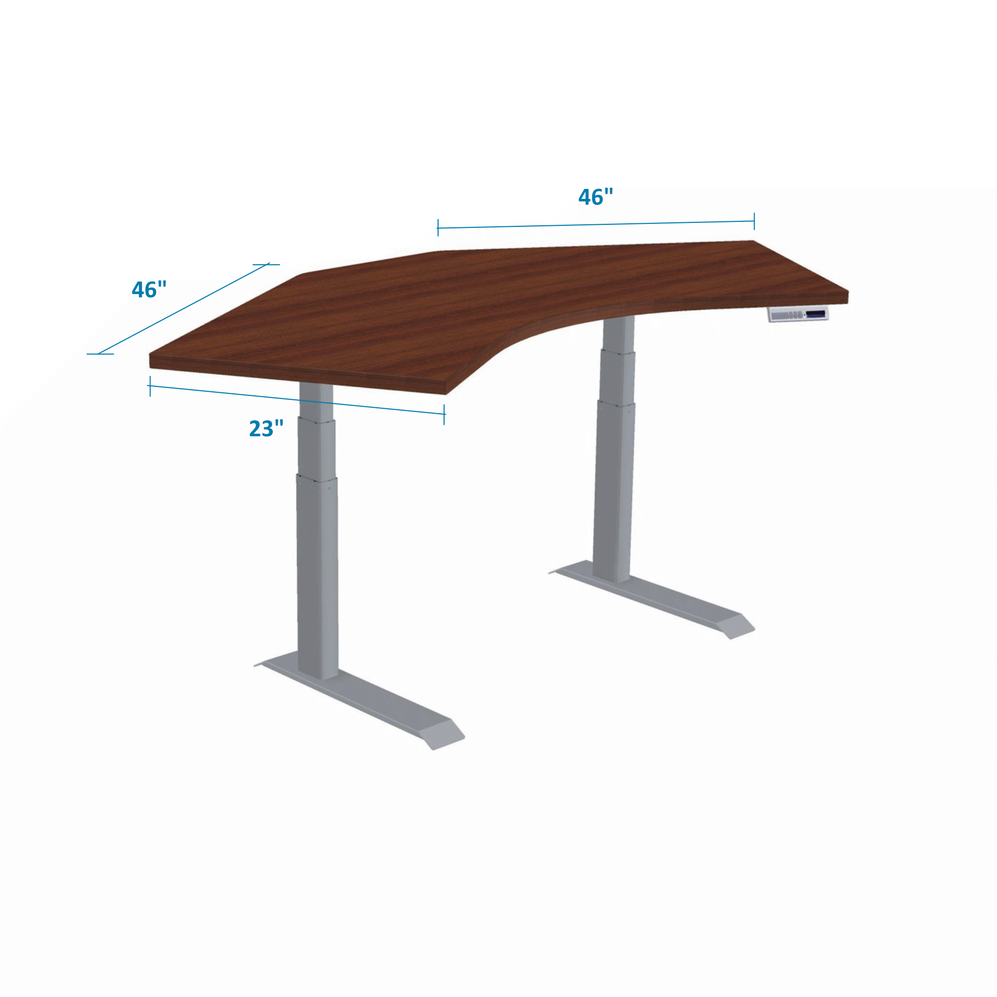 Worksurface 46" x 46" x 23" T464623T-B3 and Frame Set FDEX54-72