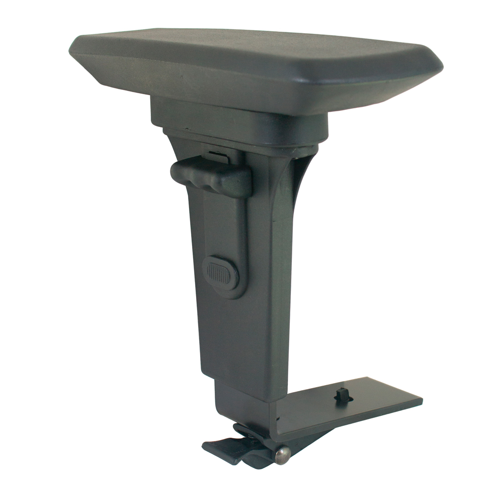 KR200-45 - Average Height Arm - Height range (7.75" - 10.5") - width range ( 1.125" per side) - Removable T-arms with 5-way arm top (RP-45) - color black
