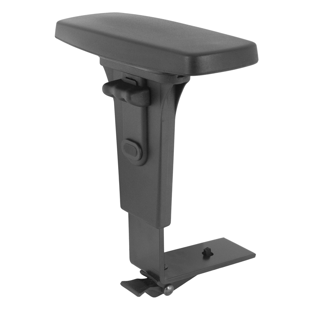 KR300-65 - Tall Arm - Height range (8.5" - 11.25") - width range ( 1.125" per side) Removable T-arms with LOCKABLE (RP65) arm pads - color black