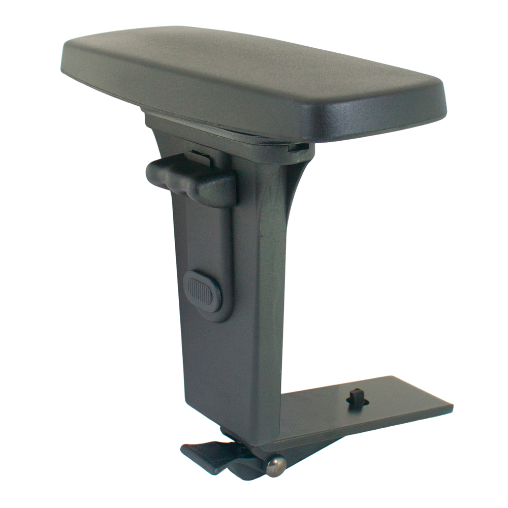 KR100-65 (formerly KR-465) - Short Arm - Height range (6" - 8.75") - width range ( 1.125" per side) Removable T-arms with LOCKABLE (RP65) arm pads - color black