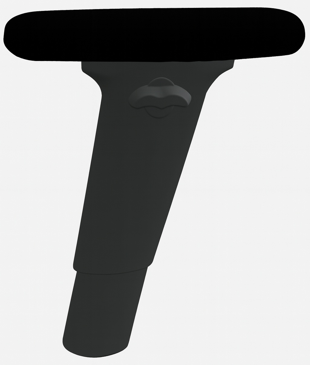 6-Way Adjustable Arms - Height Range (6.25" - 10.5") with up/down/in/out/pivot inward/pivot outward motion -  Only Black RP50 Arm Pads - Arm frame will match with frame finish (A-RP50-BK01)