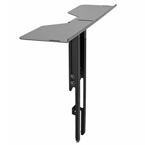 FCA503 - Black FUSION 24" Upper Component Video Conferencing Shelf