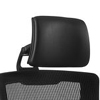 HRD - 3-way Adjustable Headrest (Upholstered in black leather-Like Material)