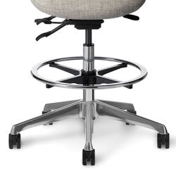 10" Heavy Duty Chrome Cylinder (standard) - Seat Height (25.5" - 35.5") - CYL-10CHD