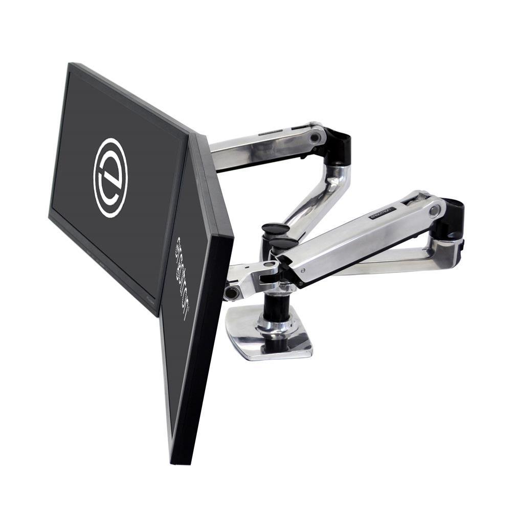 45-245-026 LX Dual Side-by-Side Arm with Grommet Mount Kit (98-017) for WorkFit-T/TL/TLE
