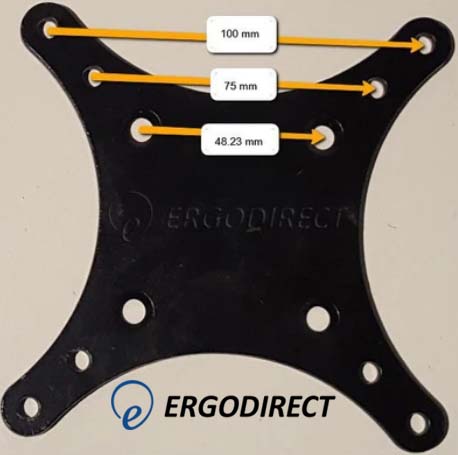 VESA 100mm x 100mm pattern