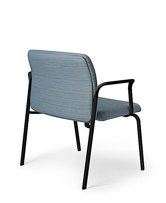 Backshell matches Back Upholstery Fabric for Ginny Chairs