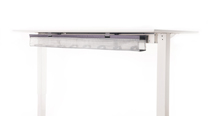 NTLWG - Pinstripe White Basket/Gray Trim NeatTech Large (48" L x 4.5" D x 4" W)