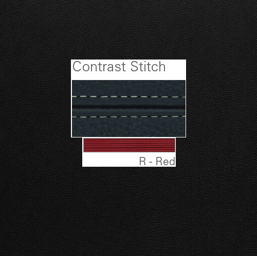 Corvara (Chrome-Free Leather): CL Onyx w/ Red stitching 10R