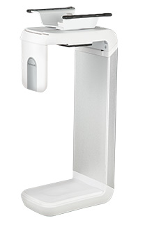 CPU200W - White, Brushed Aluminum Finished