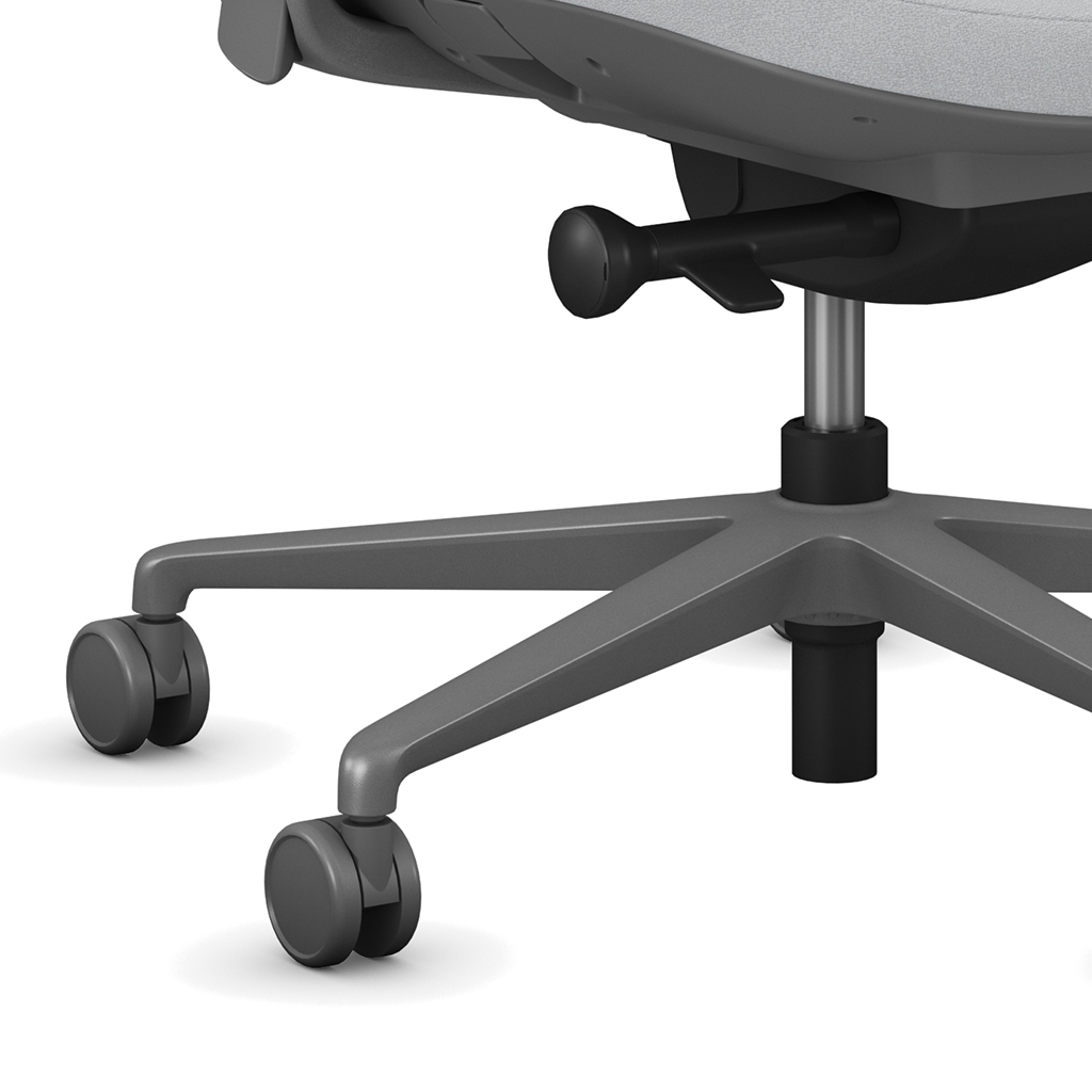 27" Low-Profile Nylon Base - Dove Gray - BA26D