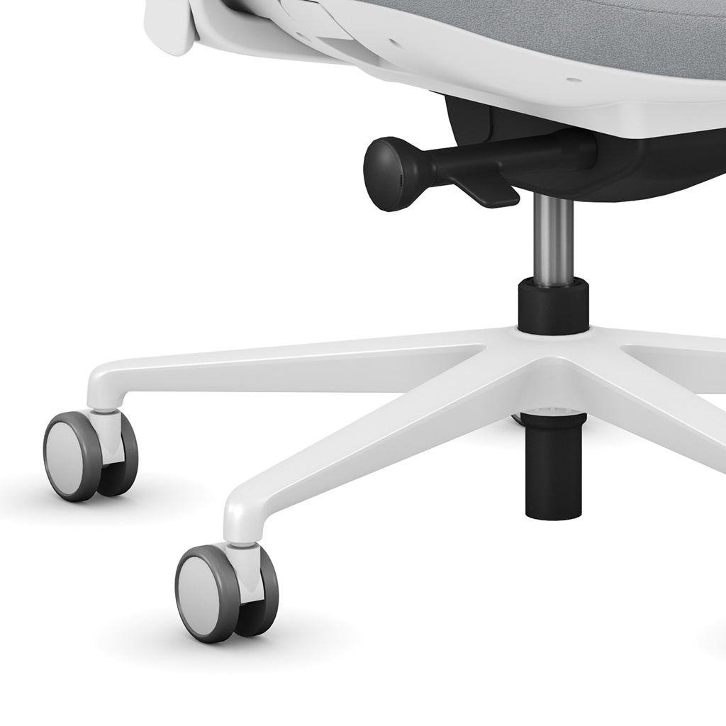 27" Low-Profile Nylon Base - White - BA26W