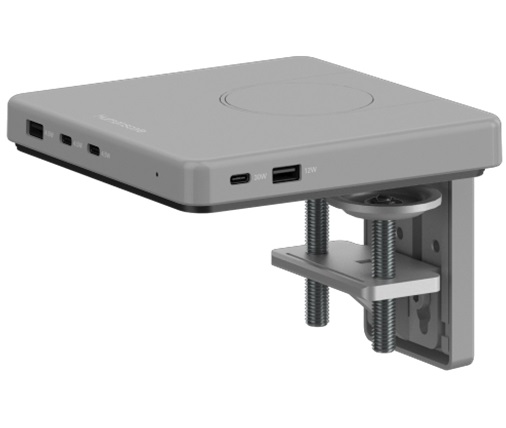 M/Connect 3, M/Power Charging Hub, Clamp Mount, Silver - TM31CN-SNA