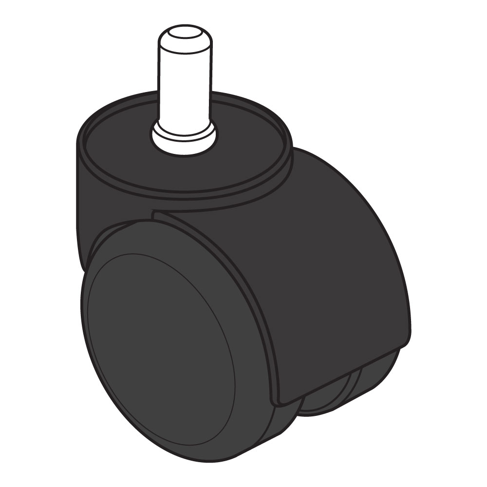 55mm Carpet Casters - 55C