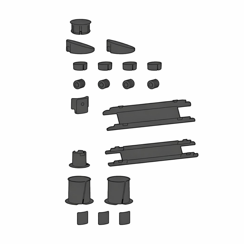 98-743-633 - LX Pro Spare Parts Kit for Desk Arms (dark grey)