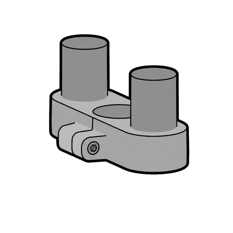 98-745-293 - LX Pro Dual Side-by-Side Collar, Single-to-Dual Kit (dark grey)