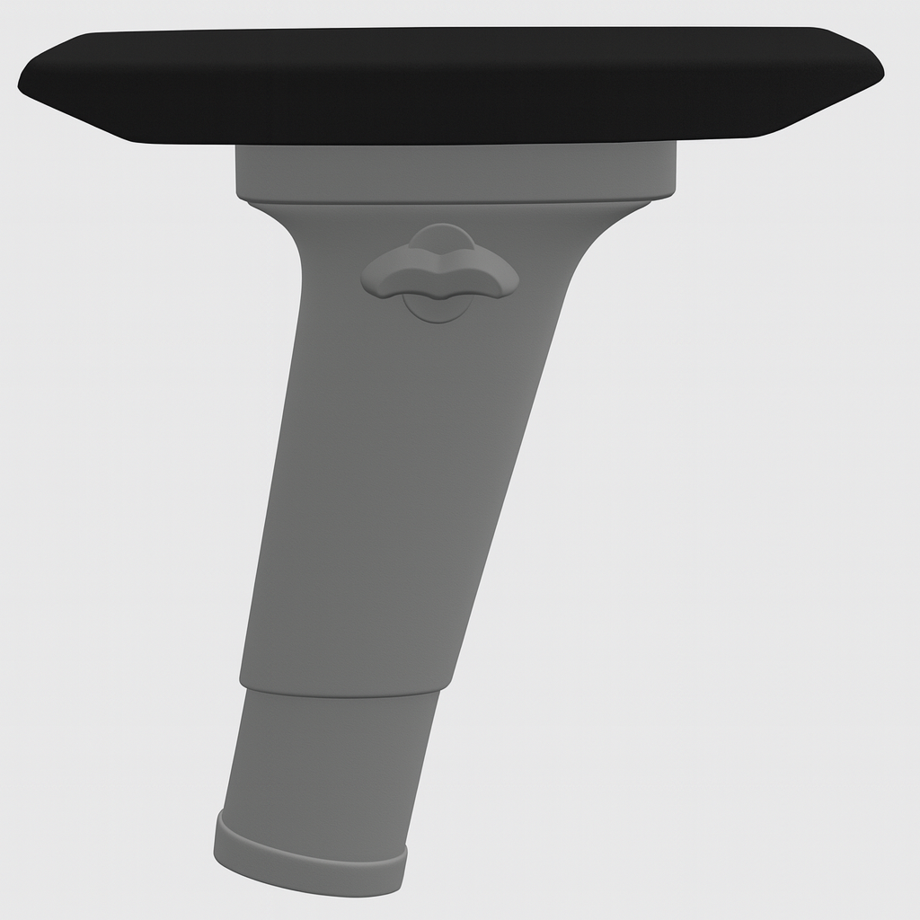5-Way Adjustable Arms - Height Range (6.5" - 10.75") with up/down/in/out/pivot inward motion - Only Black RP45 Arm Pads - Arm frame will match with frame finish (A-RP45-GR06)