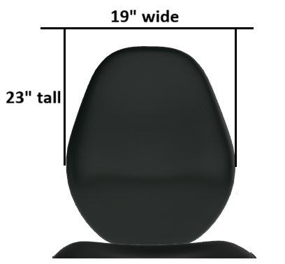 19"w x 23"h