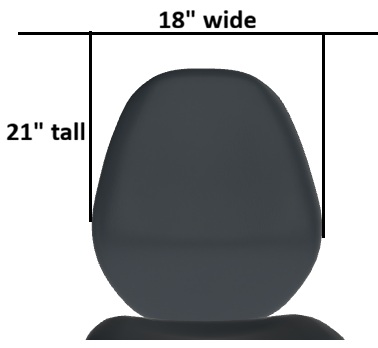 18"w x 21"h
