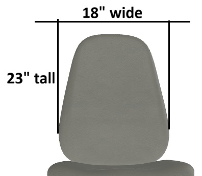 18"w x 23"h
