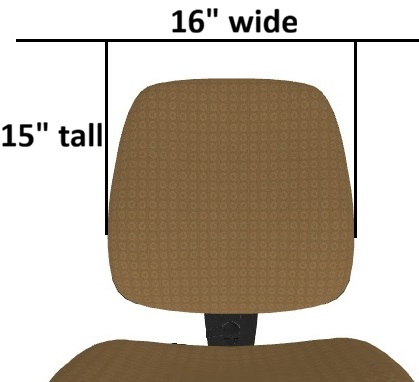 16"w x 15"h