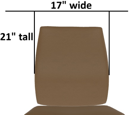 17"w  x 21"h
