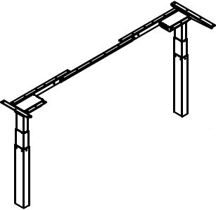 Frame-Set Only (no desk top)  - Model SEHX36-72