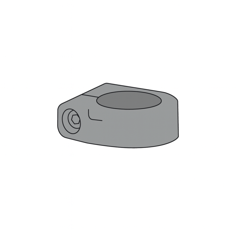 98-733-633 - LX Pro Pole Collar grey