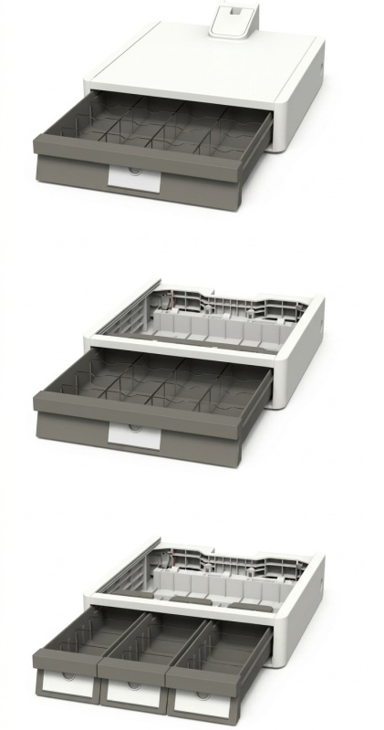 5 Drawers (Tier 3 Std 1x1x3) - M241-1101-111302-1-1