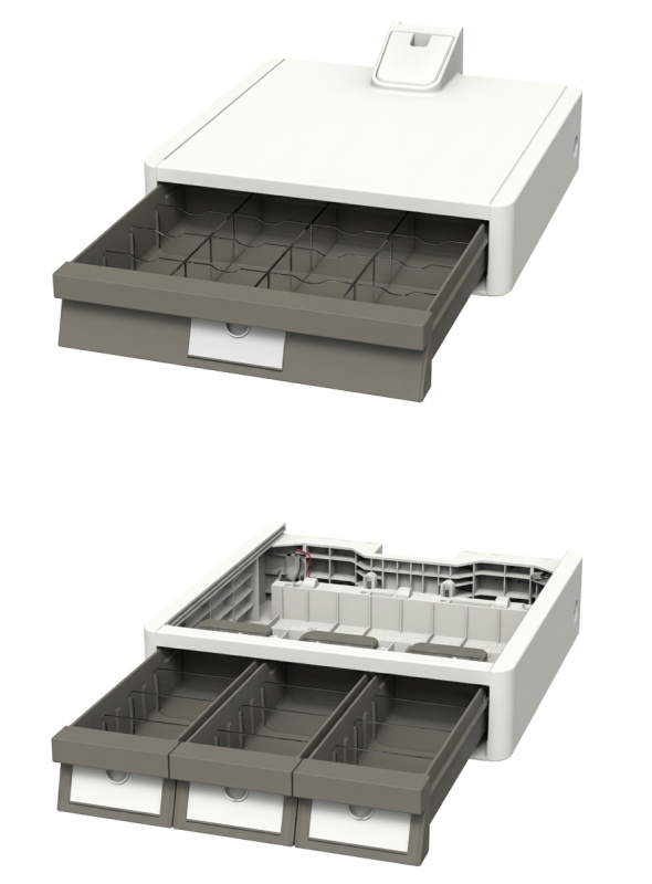 4 Drawers (Tier 2 Std 1x3) - M241-1101-113002-1-1