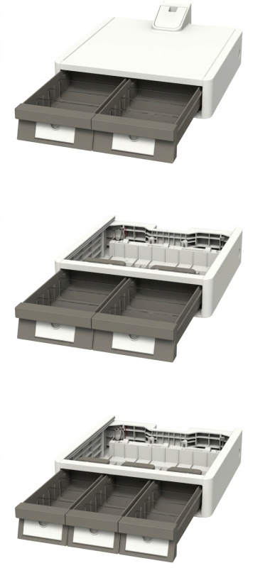 7 Drawers (Tier 3 Std 2x2x3) - M241-1101-122302-1-1