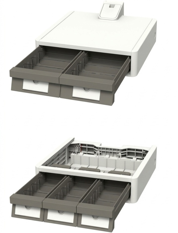 5 Drawers (Tier 2 Std 2x3) - M241-1101-123002-1-1