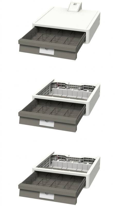 3 Drawers (Tier 3 Std 1x1x1) - M261-1101-111102-1-1