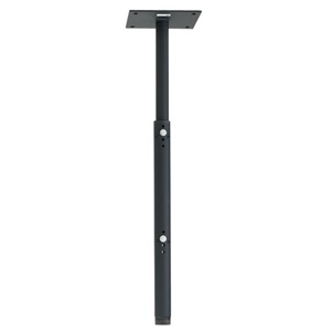 CMA100- Black 8" Ceiling Plate with 24.25"-46" Adjustable Column