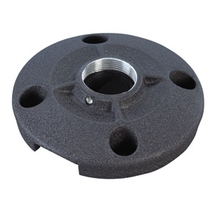 CMS115- Black 6" (152 mm) Speed-Connect Ceiling Plate