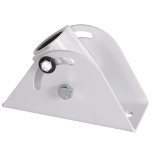 CMA395W - White Angled Ceiling Plate adjusts from -5° to +95°, Weight capacity 500 lbs