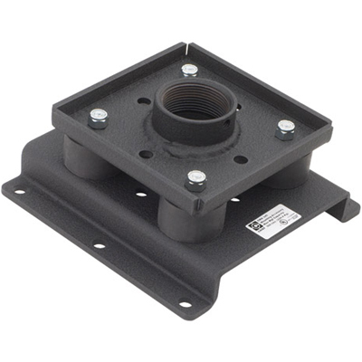 CMA345 - Black Structural Ceiling Plate, Weight capacity 500 lbs