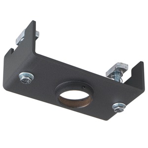 CMA372 - Black Offset Unistrut Adapter with a 1.5" Cable Management Gap