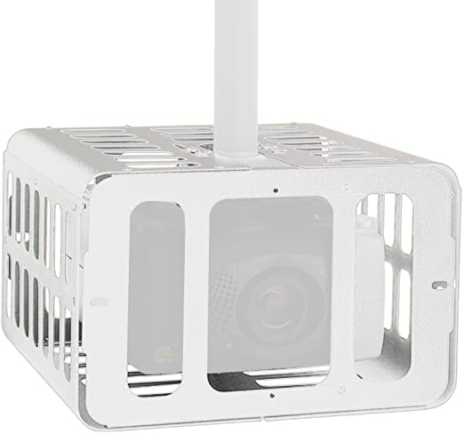 PG2AW - White Small Projector Guard Security Cage