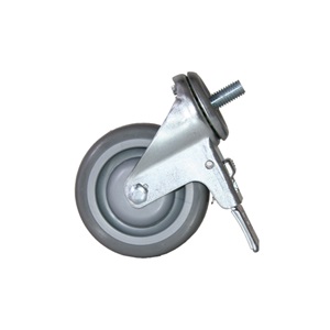 PAC770 - Silver Heavy-Duty Casters (4) for Flat Panel Mobile Carts