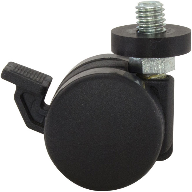 4 Low Profile Casters for 2 Leg Workcenters - 95234
