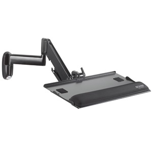 KWK110B - Black Height Adjustable Keyboard Wall Mount