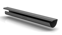 NL1S17B - Black Small 2.6" Diameter, 17" Length
