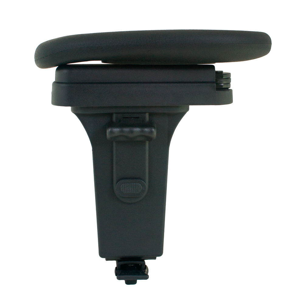 KR100-51M (formerly KR-251M) - Average Height  Arm - Height range (7.5" - 10.25") - width range ( 6.25" total) Removable T-arms with ultra mobility (RP51M) arm pads - color black