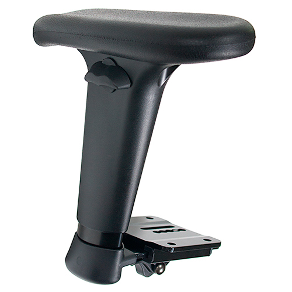 JR39M - Tall Arm - Height range (7.25" - 11.5") - width range (0.875" per side) -  forward slanting T-arms - soft touch width adjustment trigger with Memosoft arm pads - color black
