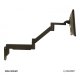 Long reach monitor wall mount
